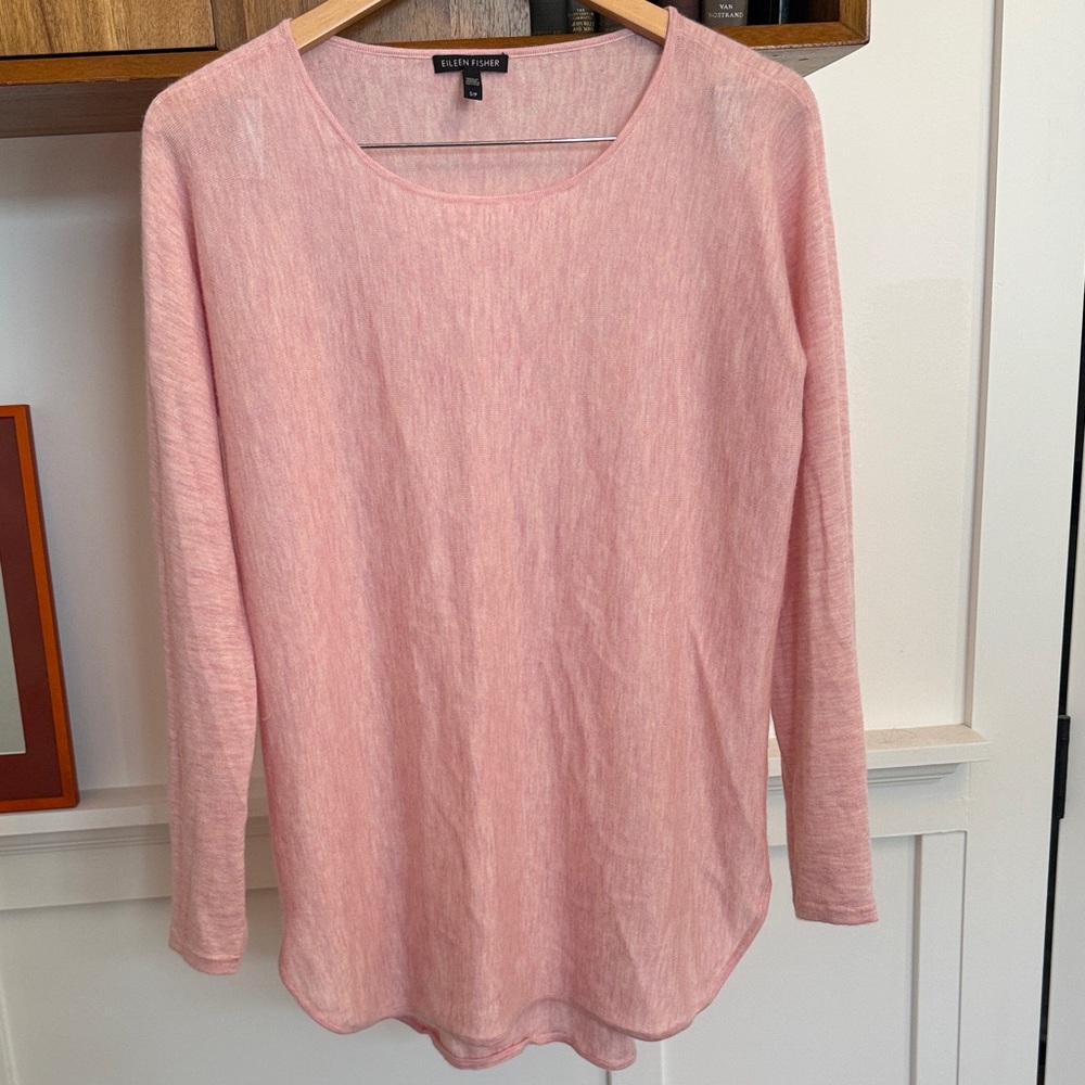 Eileen Fisher cashmere Pink Women's Top small